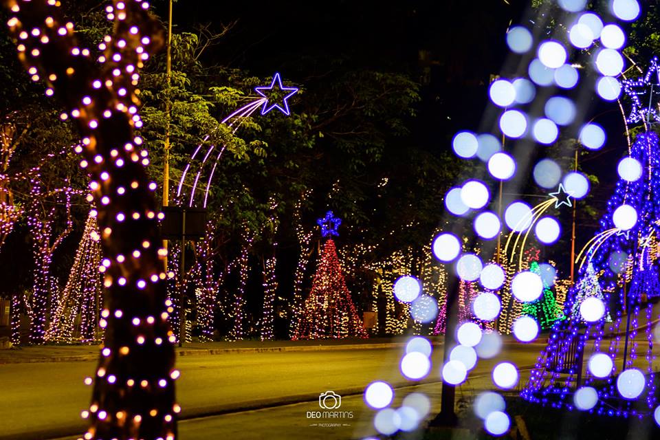 Foto: ecologicamente correta, a decoração natalina em Parauapebas