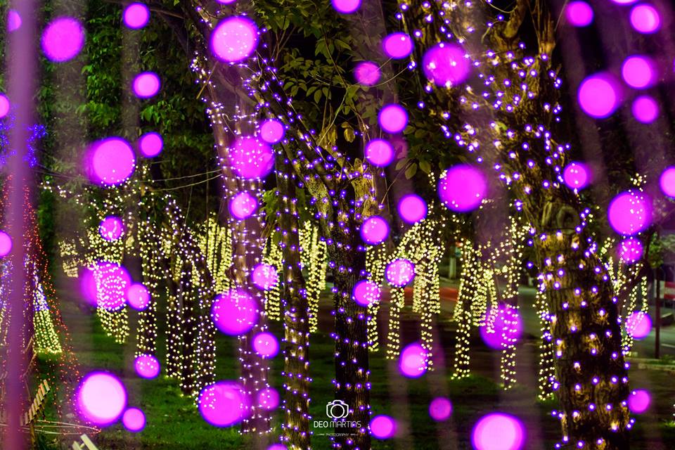 Foto: ecologicamente correta, a decoração natalina em Parauapebas